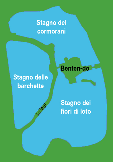 Stagno Shinobazu - mappa