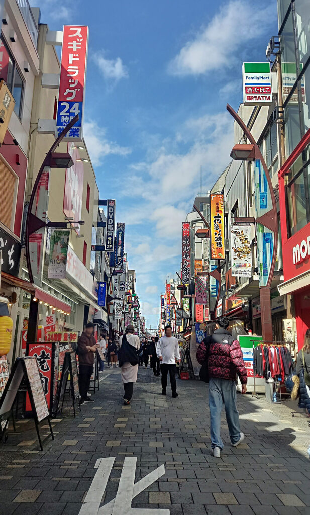 Una stradina del mercato