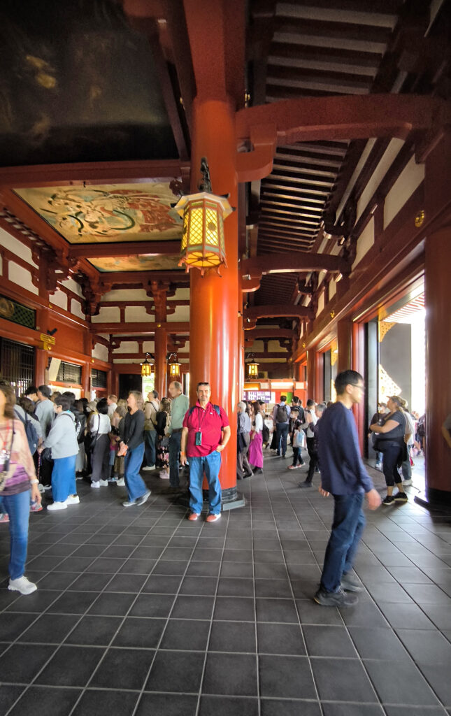 Sala Kannondo - porticato interno
