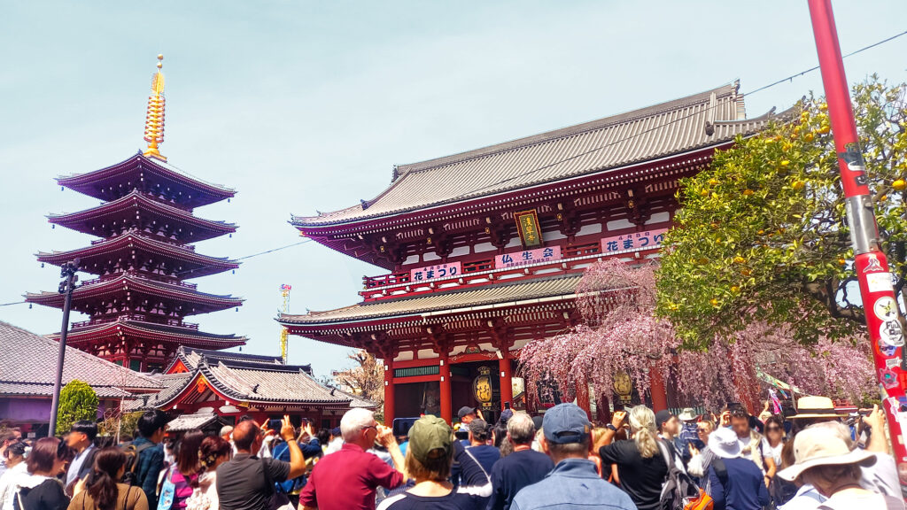 4_Tokyo Asakusa Kinryuzan Senso-ji - Porta Hozo-mon e pagoda 5 piani