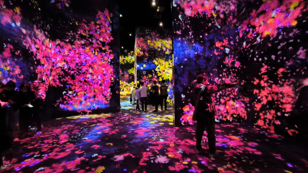 Teamlab Borderless - colors room
