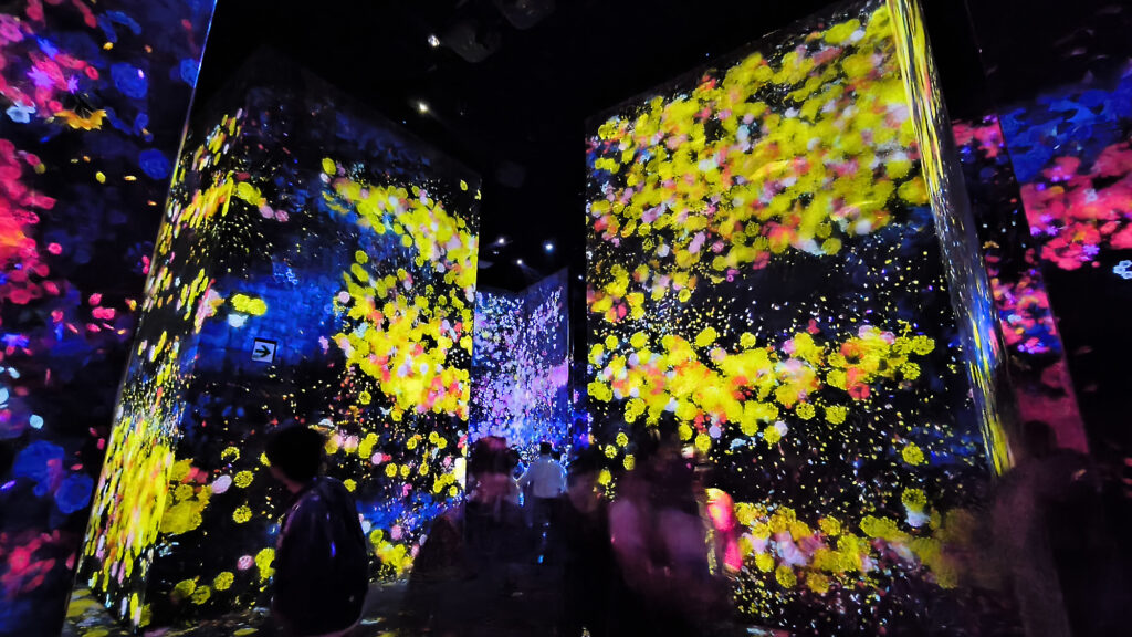 Teamlab Borderless - colors room