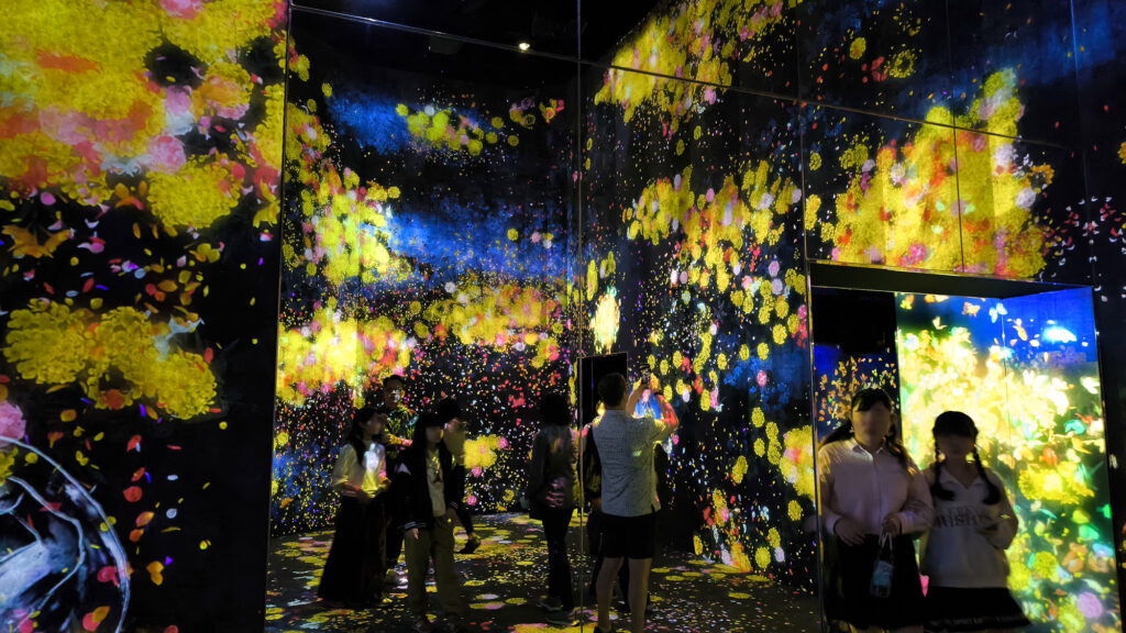 Teamlab Borderless - colors room