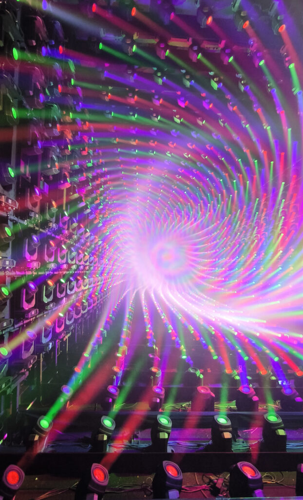 Teamlab Borderless - faretti laser