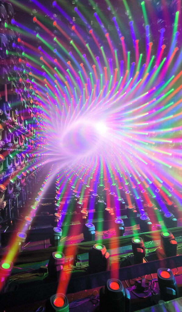 Teamlab Borderless - faretti laser