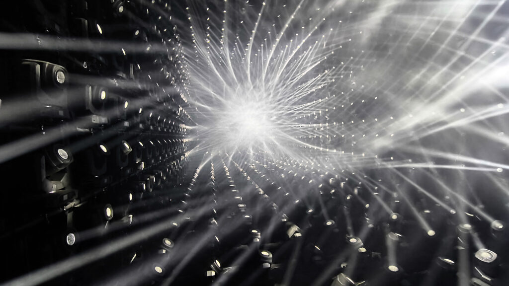 Teamlab Borderless - faretti laser