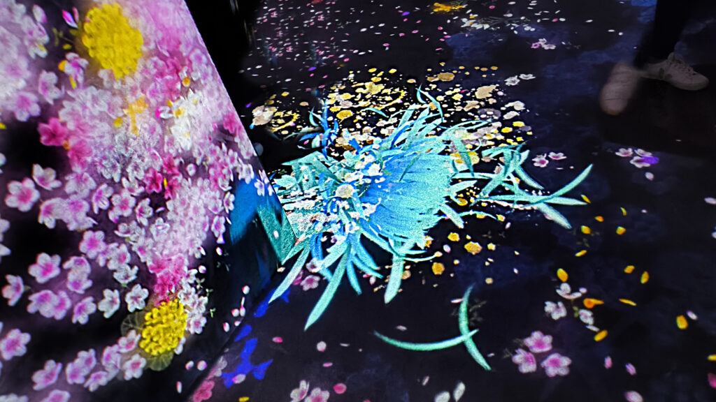 Teamlab Borderless - flowers room