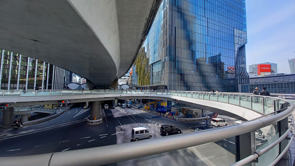 Shibuya incrocio Meiji dori e Roppongi dori