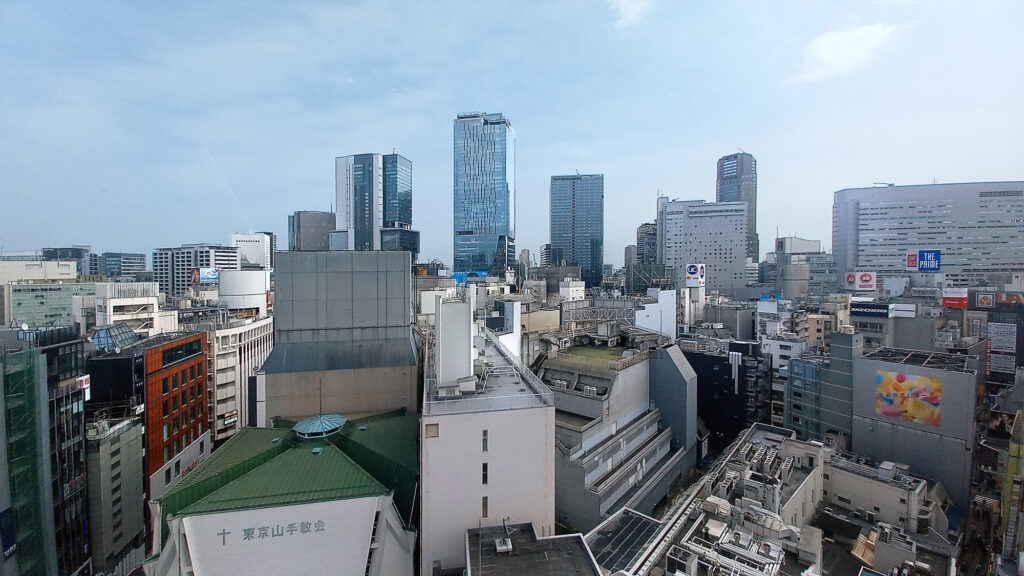Shibuya dall'alto