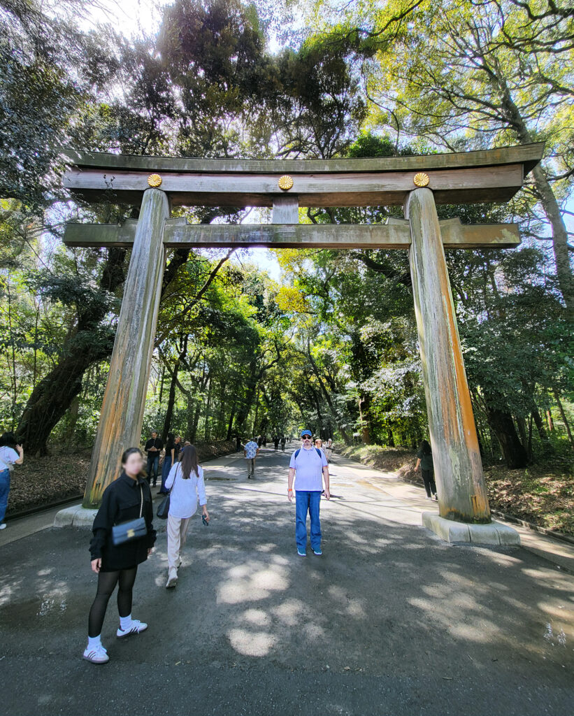 3_Tokyo Shibuya Harajuku Parco Yoyogi - torii ingresso nord