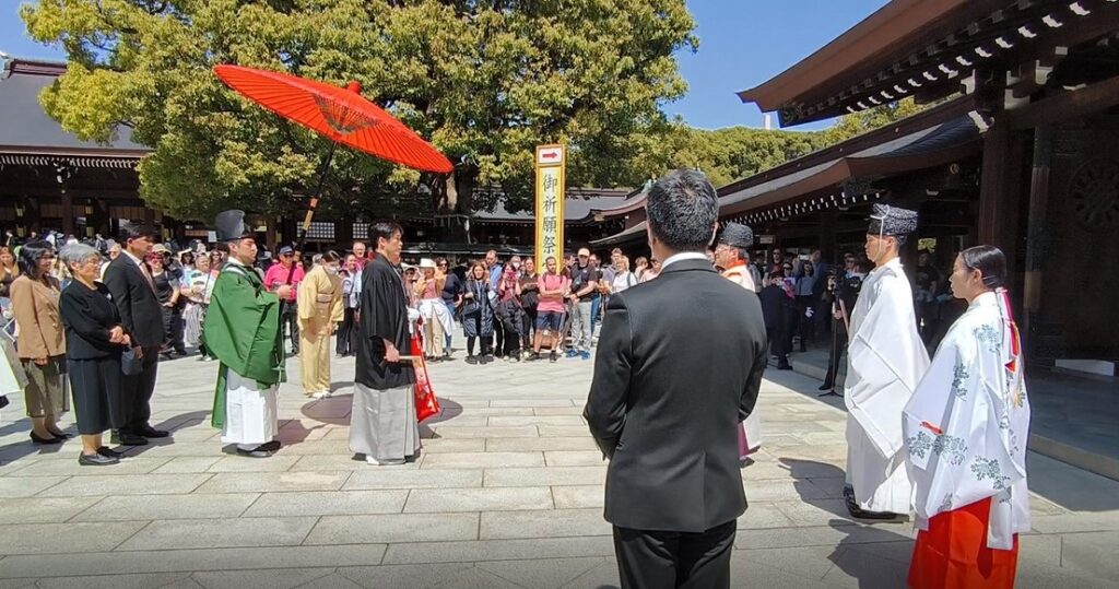 3_Tokyo Harajuku Meiji Jingu - matrimonio