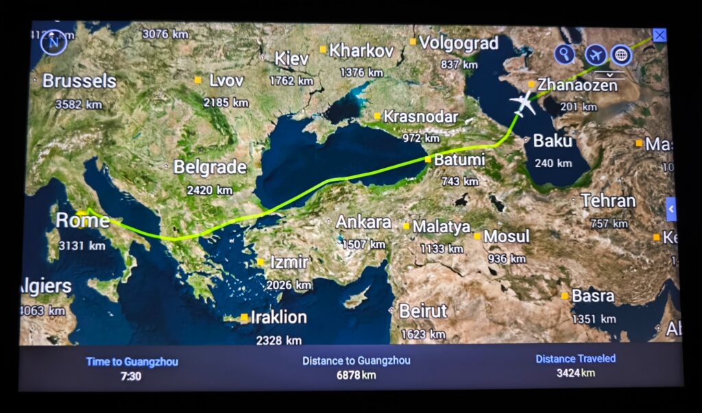 viaggio Roma-Guangzhou - Azerbaigian