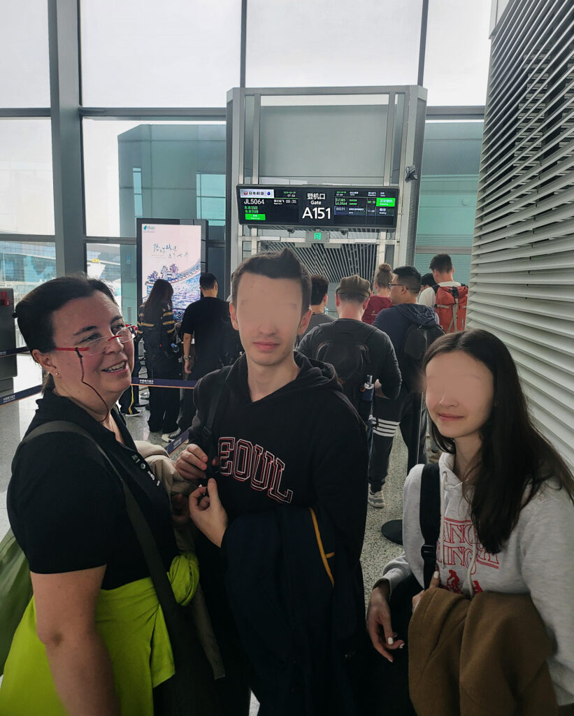 viaggio Roma-Guangzhou - imbarco x Tokyo