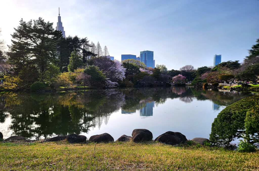 panorama Shinjuku Gyoen National Garden