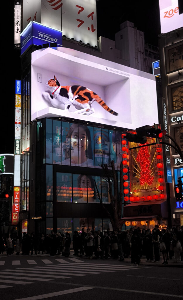 6_Tokyo Shinjuku - gatto 3d Giant 3D Cat