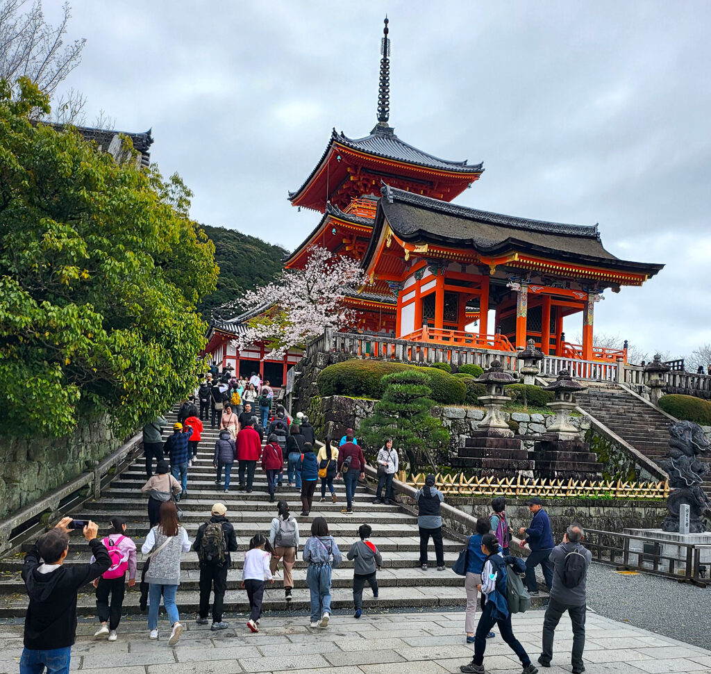 Kyoto - Kiyomizu-dera (Sai-mon e Pagoda 3piani)