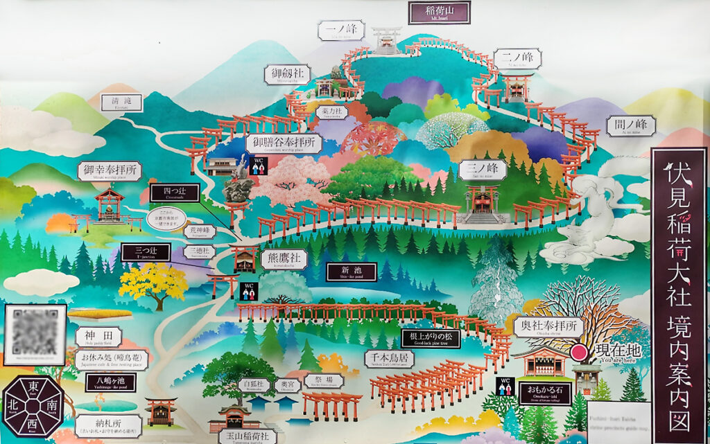 Fushimi Inari Shrine mappa