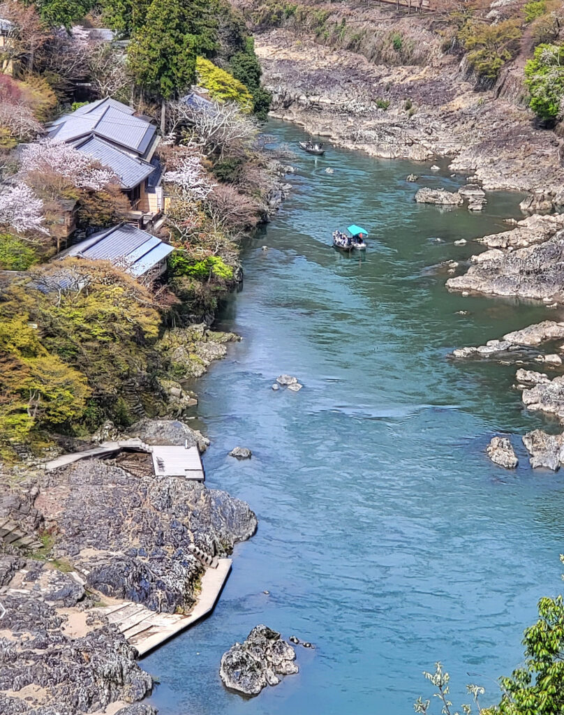 Kyoto - Arashiyama parco e fiume Katsura
