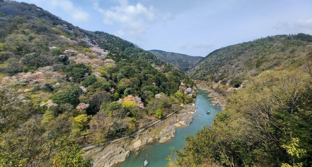 Kyoto - Arashiyama parco e fiume Katsura