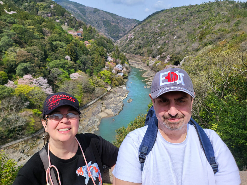 Kyoto - Arashiyama parco e fiume Katsura