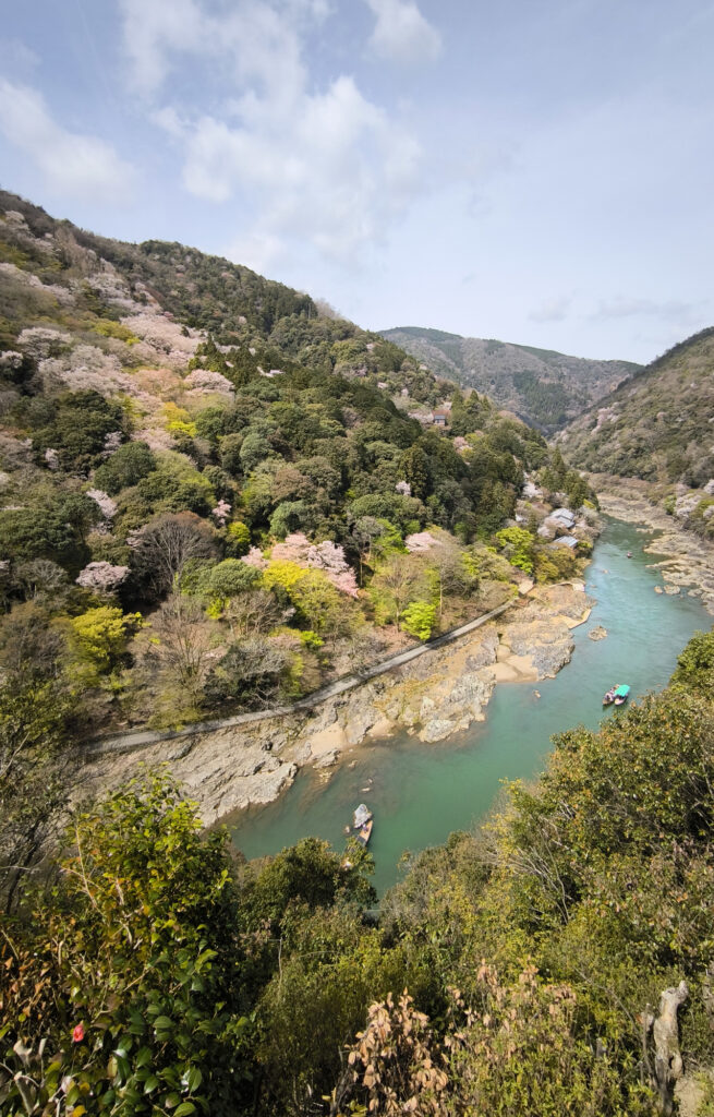 Kyoto - Arashiyama parco e fiume Katsura