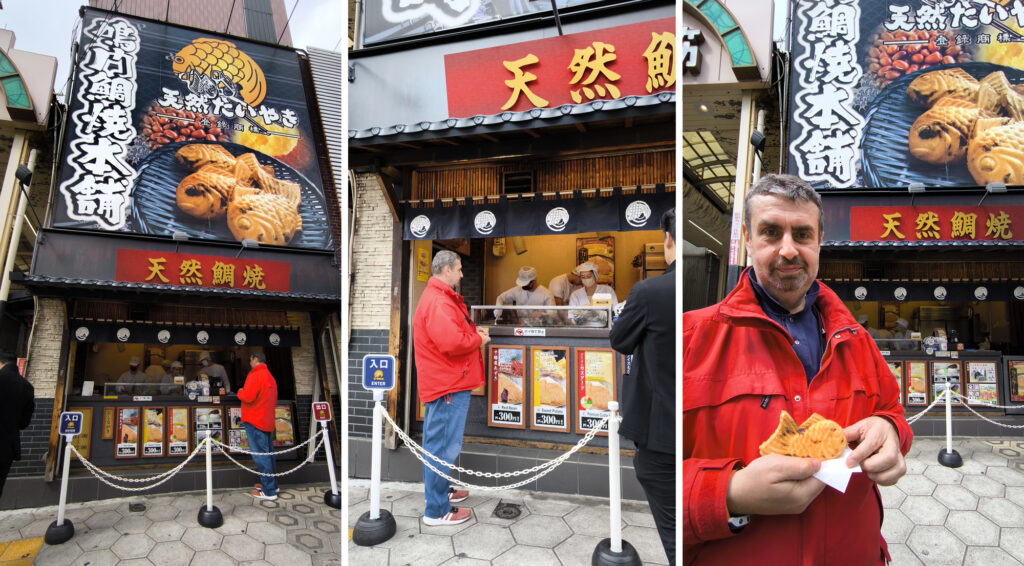 Osaka - Sennichimae-dori - Taiyaki di Naruto Taiyaki Hompo